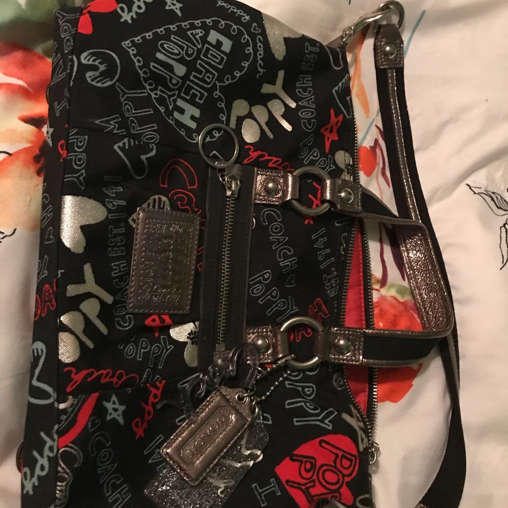 Used Coach brand Poppy purse.